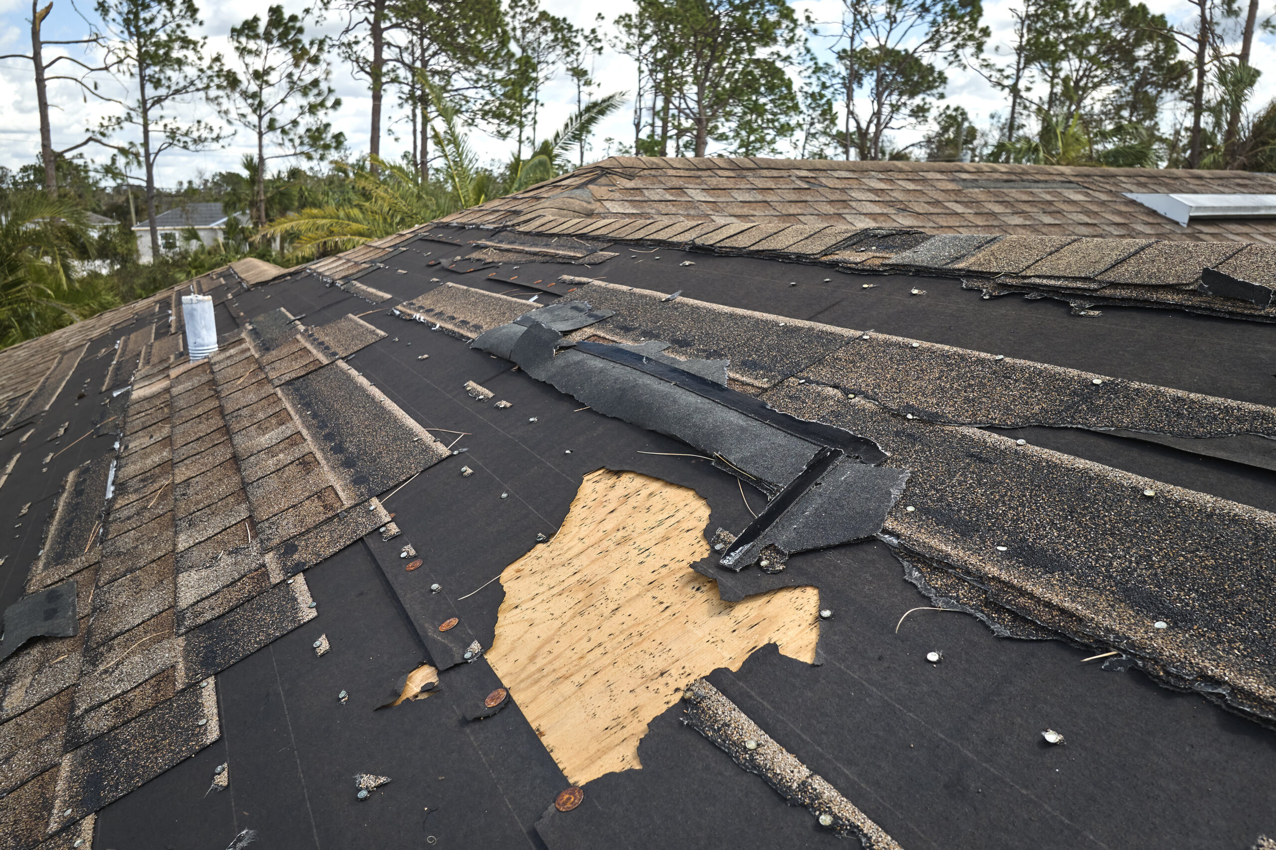 roof damage restoration
